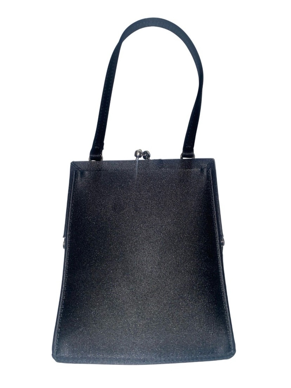 Express 90s Vintage Satin Black Women's Top-Handle Small Purse